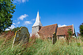 St. Michael and All Angels Church, mit berühmten Gemälden der Bloomsbury-Künstler Duncan Grant und Vanessa und Quentin Bell, Berwick, East Sussex, England, Vereinigtes Königreich, Europa