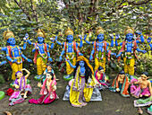 Murthis (statues) in Govardhan Ecovillage, Maharashtra, India, Asia