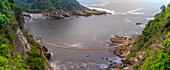 View of suspension bridge at Storms River, Tsitsikamma National Park, Garden Route National Park, South Africa, Africa