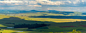 Blick auf die Landschaft vom Kloppenheim Country Estate, Machadodorp, Provinz Mpumalanga, Südafrika, Afrika