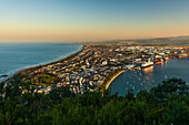 Sunset Skyline of Mount Maunganui, Tauranga, Bay of Plenty, North Island, New Zealand, Pacific