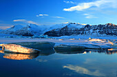 Eisberge, Jokulsarlon-Gletscherlagune, Vatnajokull-Nationalpark, Südisland, Polargebiete