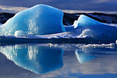 Eisberge, Jokulsarlon Gletscherlagune, Vatnajokull-Nationalpark, Südisland, Polarregionen