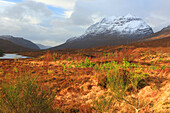 Liathach und Glen Torridon, Nordwestliche Highlands, Schottland, Vereinigtes Königreich, Europa