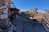 Historisches Hermits Rest, erbaut 1914, im Besitz des National Park Service, Grand Canyon, Arizona, Vereinigte Staaten von Amerika, Nordamerika