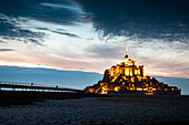 Mont Saint-Michel, UNESCO World Heritage Site, Normandy, France, Europe