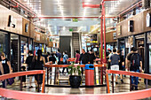 Galeria do Rock, a modern retail complex featuring rock and hip hop music stores and fashions, plus a performance venue, Sao Paulo, Brazil, South America