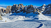 Berg Lagazuoi, Naturpark Ampezzaner Dolomiten, UNESCO-Welterbe, Venetien, Dolomiten, Italien, Europa