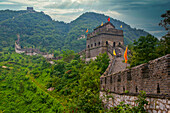 Die Große Mauer am Tigerberg, UNESCO-Weltkulturerbe, in Dandong, Liaoning, China, Asien