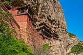 Das hängende Kloster, Xuakong Si, bei Datong, Shanxi, China, Asien