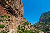 The Hanging Monastery, Xuakong Si, near Datong, Shanxi, China, Asia