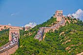 The Great Wall of China, UNESCO World Heritage Site, at Badaling, China, Asia