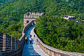 The Great Wall of China, UNESCO World Heritage Site, at Badaling, China, Asia