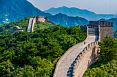 The Great Wall of China, UNESCO World Heritage Site, at Badaling, China, Asia