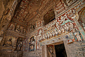 The Yungang Grottoes, ancient Buddhist temple grottoes, UNESCO World Heritage Site, Shanxi, China, Asia