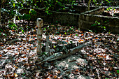 Traditioneller Friedhof, Grande Santa Cruz Island, Zamboanga, Mindanao, Philippinen, Südostasien, Asien