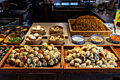 Local food in Zhouzhuang water town, Jiangsu, China, Asia