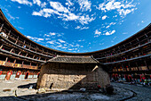 Yuchang largest Fujian Tulou, rural dwelling of the Hakka, Fujian, China, Asia