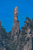 Giant granite pillar, The Taoist Sanqing Mountain, UNESCO World Heritage Site, Jiangxi, China, Asia