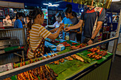 Restaurant auf dem Marktplatz in Chiang Mai, Thailand, Südostasien, Asien