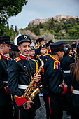 Marching Band, Athens, Attica, Greece, Europe