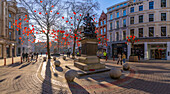 Blick auf das Soldatendenkmal Sud Afrika 1899-1902 am Ann's Square, Manchester, Lancashire, England, Vereinigtes Königreich, Europa