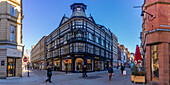 Blick auf viktorianische Architektur, Manchester, Lancashire, England, Vereinigtes Königreich, Europa