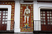 Exterior, Talavera Tile Work, BUAP University Museum, Historic Center, UNESCO World Heritage Site, Puebla, Puebla State, Mexico, North America