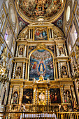 Altar der Katholischen Könige, Kathedrale Unserer Lieben Frau von der Unbefleckten Empfängnis, 1649, Historisches Zentrum, UNESCO-Weltkulturerbe, Puebla, Bundesstaat Puebla, Mexiko, Nordamerika