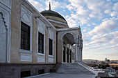 Detail des Völkerkundemuseums, das den Kulturen der türkischen Zivilisationen gewidmet ist, erbaut zwischen 1925 und 1928, Ankara, Anatolien, Türkei, Eurasien