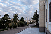 Detail des Völkerkundemuseums, das den Kulturen der türkischen Zivilisationen gewidmet ist, erbaut zwischen 1925 und 1928, Ankara, Anatolien, Türkei, Eurasien