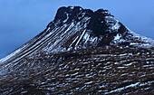 Stac Pollaidh und die Landschaft von Assynt, Nordwestliche Highlands, Schottland, Vereinigtes Königreich, Europa