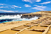 The Salt Pans at Xwejni, Gozo, Malta, Mediterranean, Europe