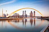 Tolerance Bridge in Dubai, United Arab Emirates, Middle East