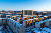 View over Heihe, Heilongjiang, China, Asia