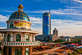 Die Skyline von Harbin, Harbin, Heilongjiang, China, Asien