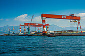 Mitsubishi wharf, Nagasaki, Kyushu, Japan, Asia