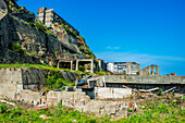 Hashima-Insel (Gunkanjima) (Kriegsschiff-Insel) (Schlachtschiff-Insel), Nagasaki, Kyushu, Japan, Asien