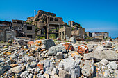 Hashima-Insel (Gunkanjima) (Kriegsschiff-Insel) (Schlachtschiff-Insel), Nagasaki, Kyushu, Japan, Asien