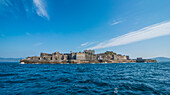 Hashima Island (Gunkanjima) (Warship Island) (Battleship Island), Nagasaki, Kyushu, Japan, Asia