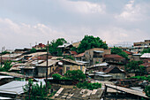 The old Kentron Neighborhood from Saint Gregory The Illuminator Cathedral in Yerevan, Armenia (Hayastan), Caucasus, Central Asia, Asia