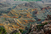 Hiking in Vayots Dzor, known for its red-hued mountains, Armenia (Hayastan), Caucasus, Central Asia, Asia