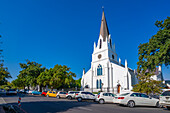 View of Moedergemeente Stellenbosch Church, Stellenbosch Central, Stellenbosch, Western Cape, South Africa, Africa