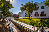 Blick auf das Rathaus von Stellenbosch, Stellenbosch Central, Stellenbosch, Western Cape, Südafrika, Afrika