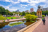 View of Delville Wood Memorial in Company's Garden, Cape Town, Western Cape, South Africa, Africa