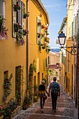 France, Alpes-Maritimes, Menton, old town, rue de la Conception