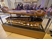 Egypt, Cairo, Cairo Egyptian Museum, Coffin of Thuya (XVIIIth Dynasty)