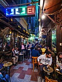 Egypt, Cairo, Café El-Fishawi located in the souk Khan el-Khalili