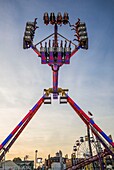 United States, New England, Massachusetts, Cape Ann, Gloucester, Saint Peters Fiesta, Freak Out carnival ride