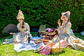 France, Seine et Marne, Maincy, the castle of Vaux-le-Vicomte, 15th Grand Siecle Day : costume day of the 17th century